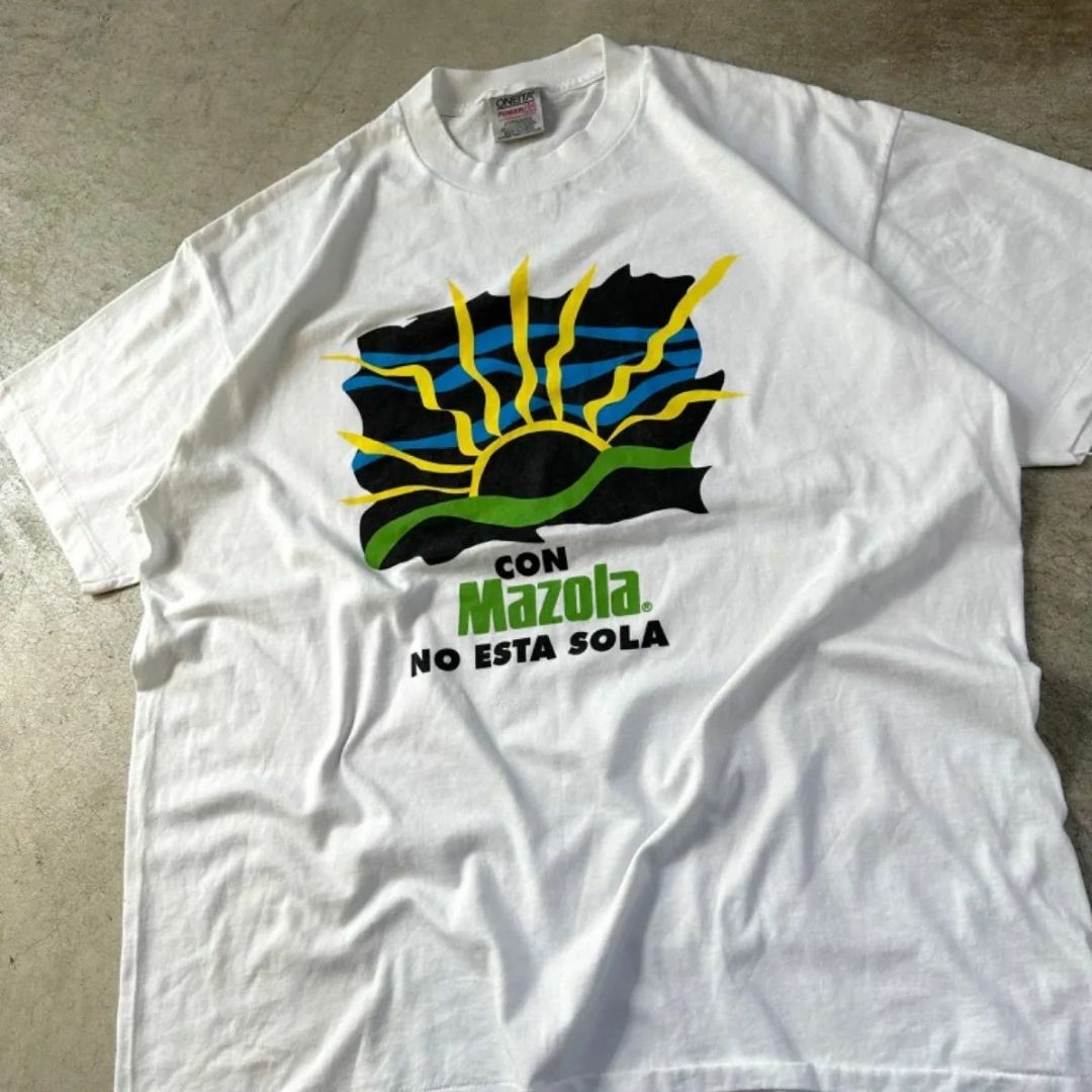 ONEITA(オニータ)のONEITA オニータ シングルステッチ　Tシャツ　企業Tシャツ　90s メンズのトップス(Tシャツ/カットソー(半袖/袖なし))の商品写真