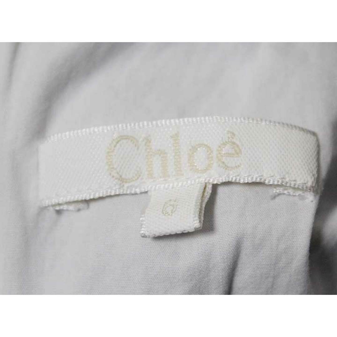 Chloe(クロエ)の《クロエ/Chloe》115cm 半袖ワンピース ブルー×白【中古】子供服 キッズ kids 女の子 夏 035032 onepi キッズ/ベビー/マタニティのキッズ服女の子用(90cm~)(ワンピース)の商品写真