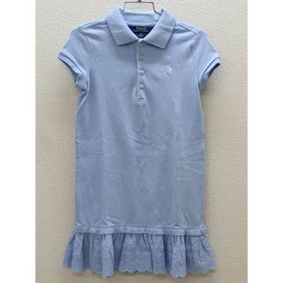 ラルフローレン(Ralph Lauren)の〓ラルフローレン/Ralph Lauren〓120cm 半袖ワンピース 水色【中古】子供服 キッズ kids 女の子 夏 626032 onepi(ワンピース)