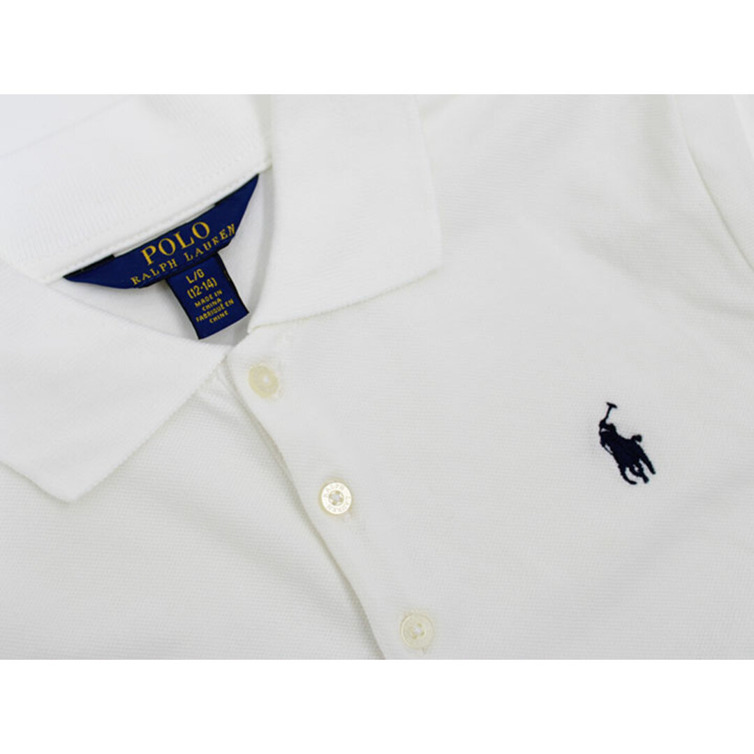 Ralph Lauren(ラルフローレン)の◇ラルフローレン/Ralph Lauren◇150cm 半袖ワンピース 白【中古】子供服 キッズ kids ジュニア 女の子 夏 416032 onepi キッズ/ベビー/マタニティのキッズ服女の子用(90cm~)(ワンピース)の商品写真