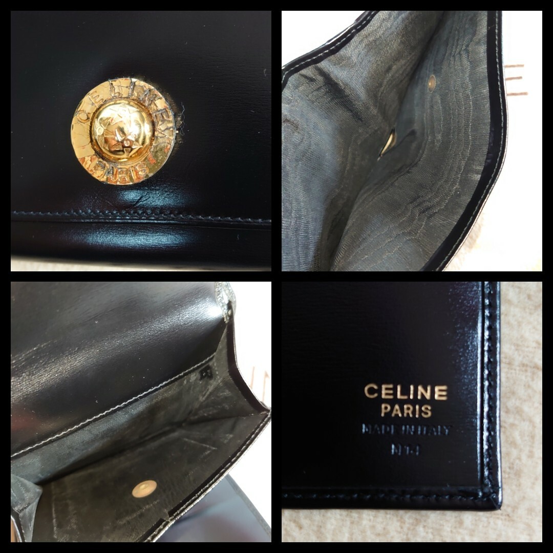 celine(セリーヌ)のCELINE スターボール カーフレザー 三つ折り財布 レディースのファッション小物(財布)の商品写真