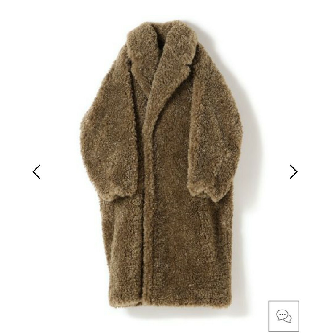 HYKE(ハイク)のsize１ ハイク FAUX SHEARLING  コート レディースのジャケット/アウター(ロングコート)の商品写真