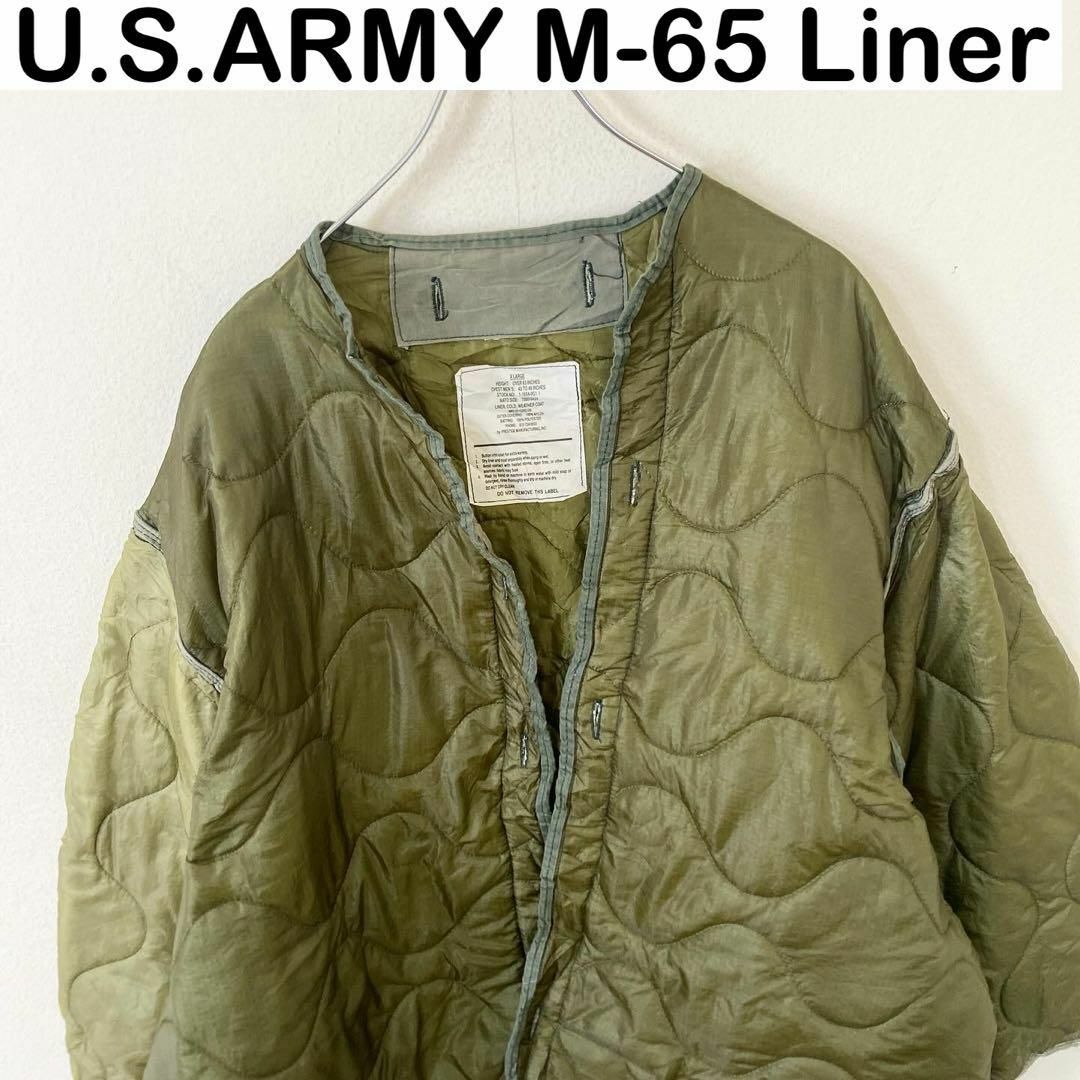 MILITARY(ミリタリー)のU.S.ARMY M-65 Liner キルティング　ライナー　古着　ミリタリー メンズのジャケット/アウター(ミリタリージャケット)の商品写真