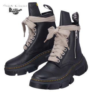 ドクターマーチン(Dr.Martens)のDr Martens × Rick Owens ドクターマーチン × リックオウエンス 1460 JMB Lace RO DMXL 31755001 ユニセックス ジャンボ レース ブーツ ブラック  ブラック(ブーツ)