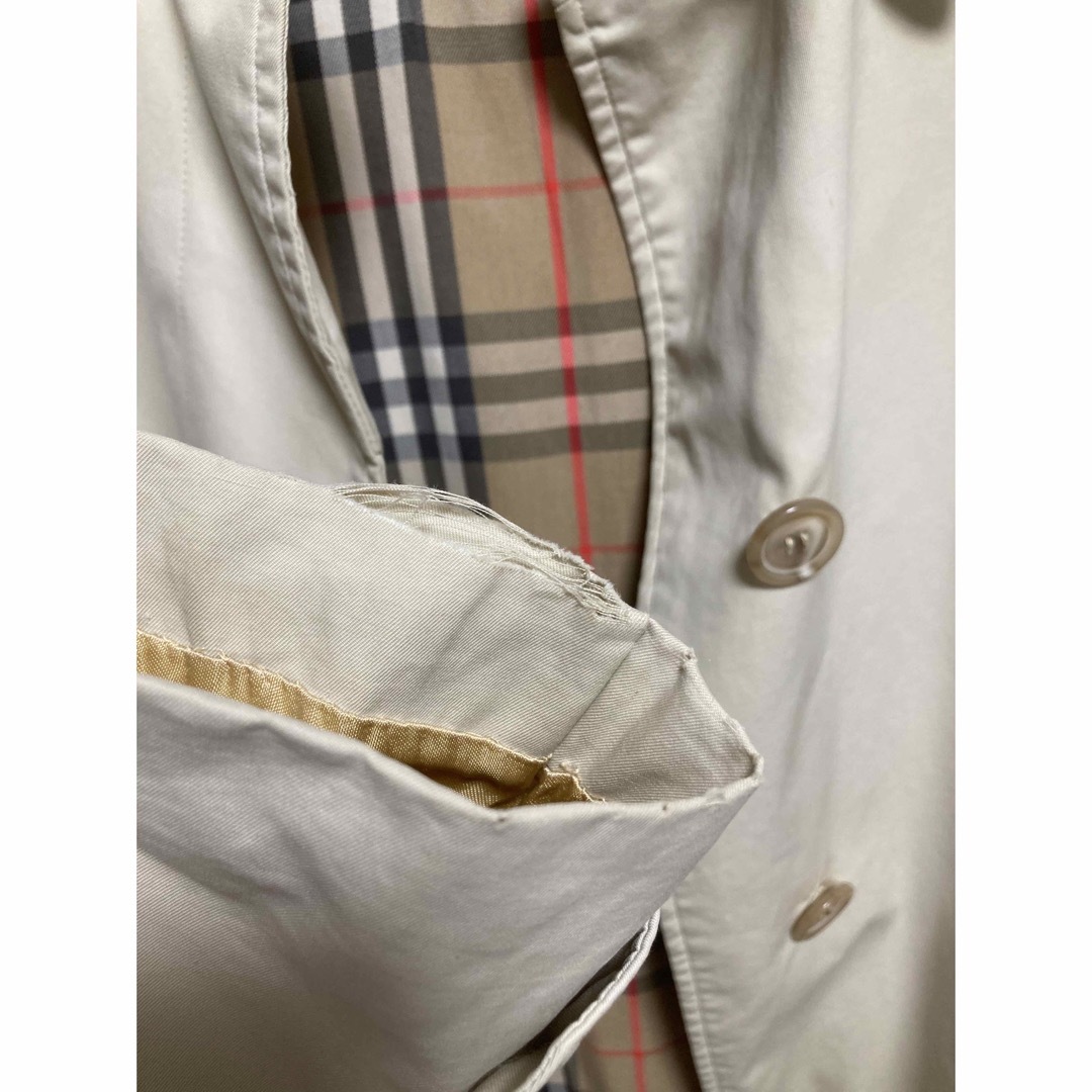 BURBERRY(バーバリー)の【古着】バーバリー/ステンカラー/コート/ベージュ/ノバチェック/レディース レディースのジャケット/アウター(スプリングコート)の商品写真