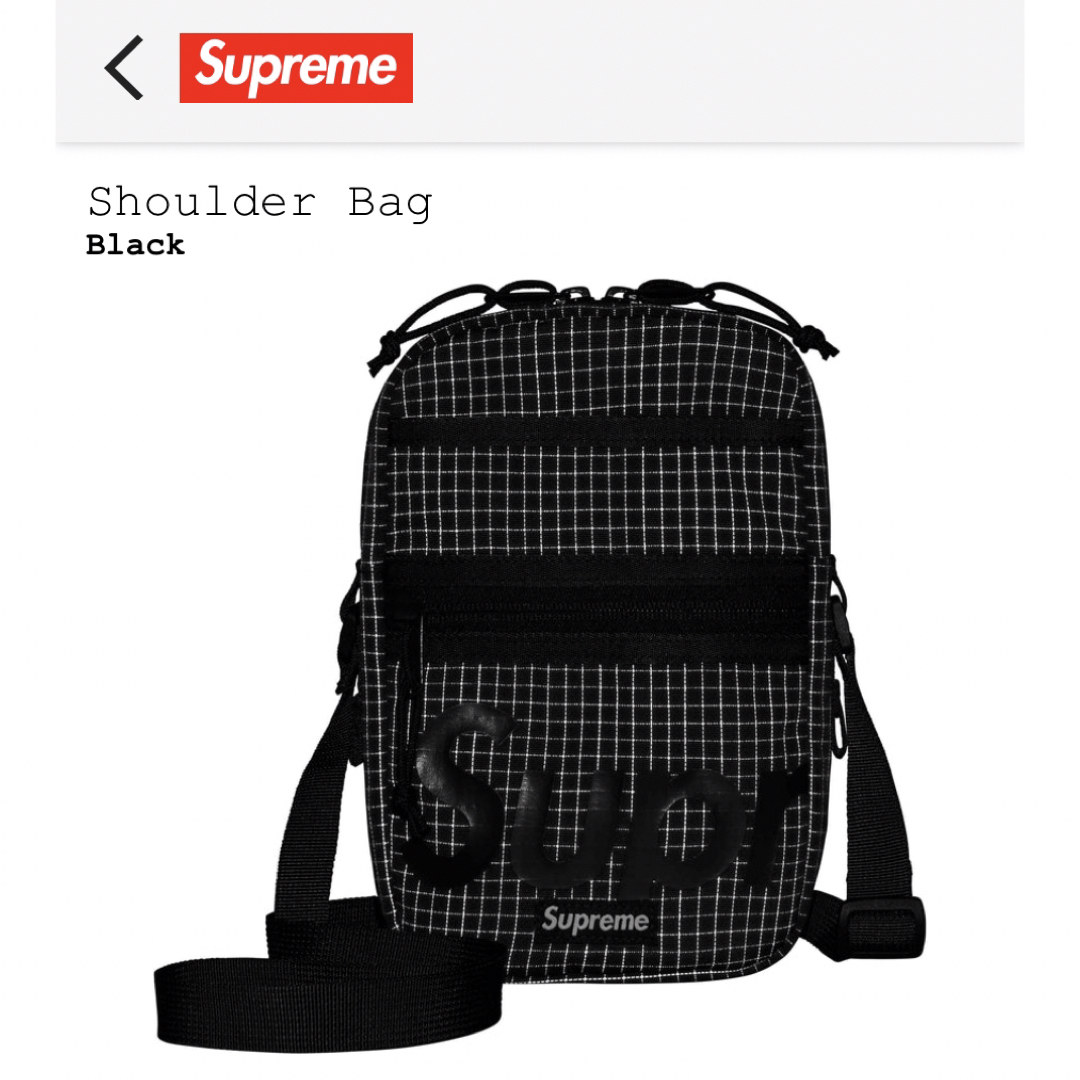 24SS Supreme Shoulder Bag シュプリームショルダーバッグ