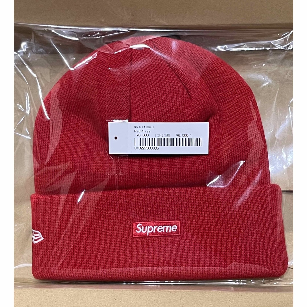 Supreme(シュプリーム)の24SS Supreme New Era®︎ $ Beanie Red メンズの帽子(ニット帽/ビーニー)の商品写真