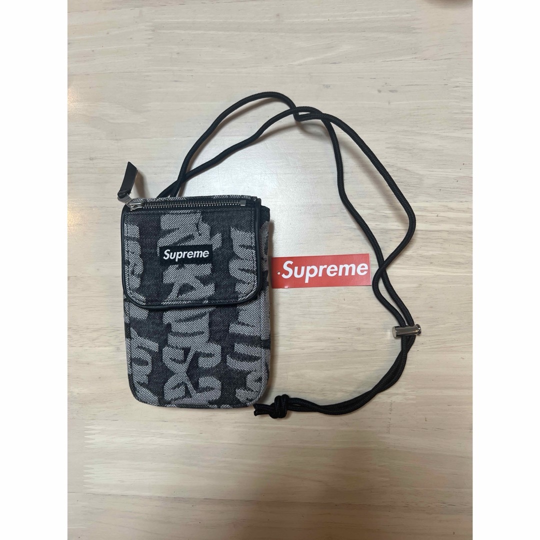 Supreme(シュプリーム)のSupreme Fat Tip Jacquard Denim NeckPouch メンズのバッグ(ショルダーバッグ)の商品写真