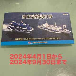 東海汽船株主優待券(その他)