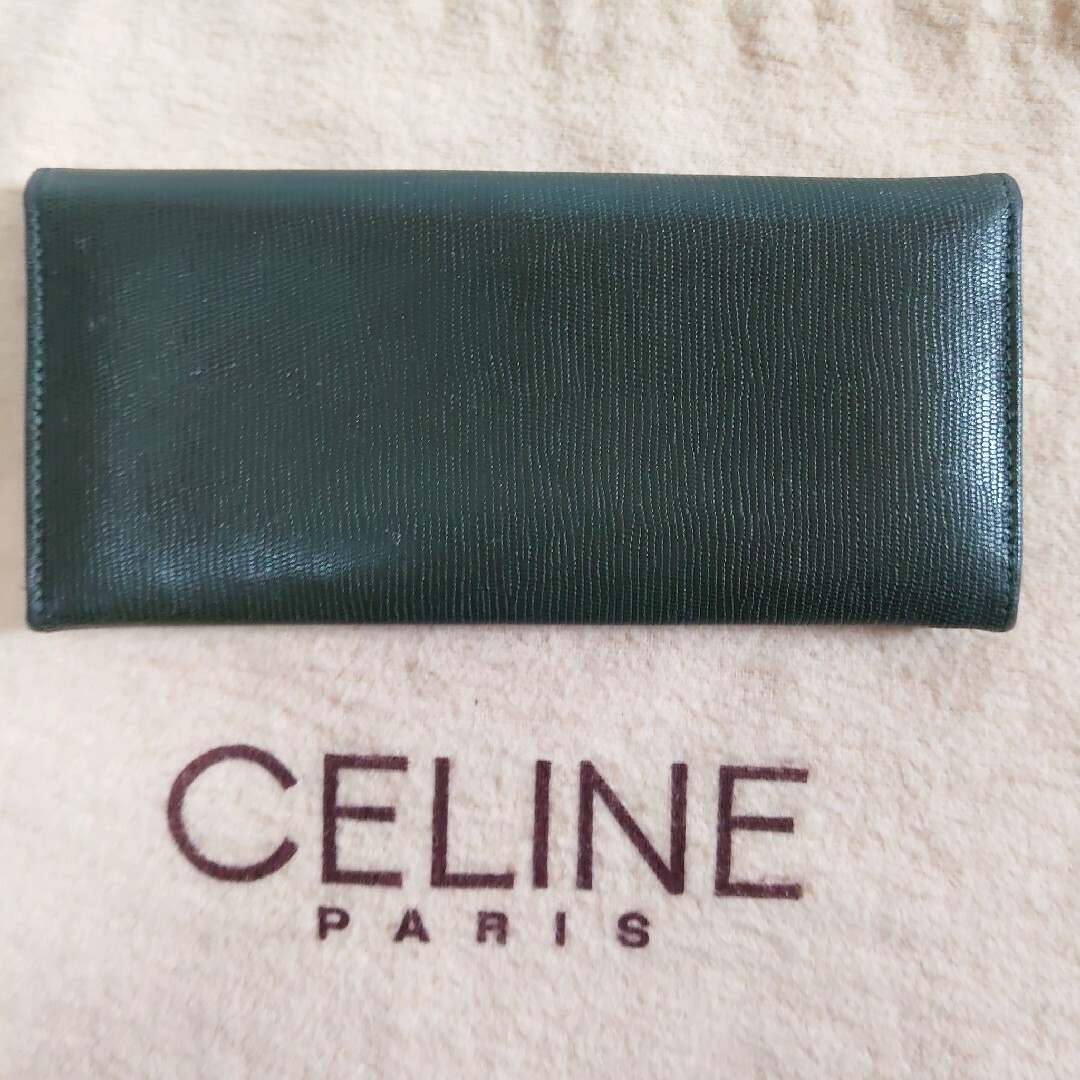 celine(セリーヌ)のCELINE サークルロゴ 長財布 レザー レディースのファッション小物(財布)の商品写真