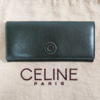 セリーヌ(celine)のCELINE サークルロゴ 長財布 レザー(財布)