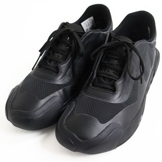 プラダ(PRADA)の【ドンドン見直し】未使用品 PRADA プラダ adidas アディダス G57868 A+P LUNA ROSSA ルナロッサ ロゴ入り レースアップ スニーカー ブラック 25 保存袋付き メンズ(スニーカー)