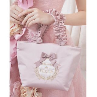 メゾンドフルール(Maison de FLEUR)のメゾンドフルール　リボン　 トートバッグ　S(トートバッグ)