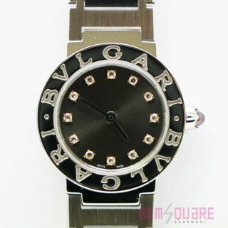 ブルガリ(BVLGARI)のブルガリ ブルガリブルガリ ダイア12P グレー 女腕時計 仕上済 BB23S(腕時計)