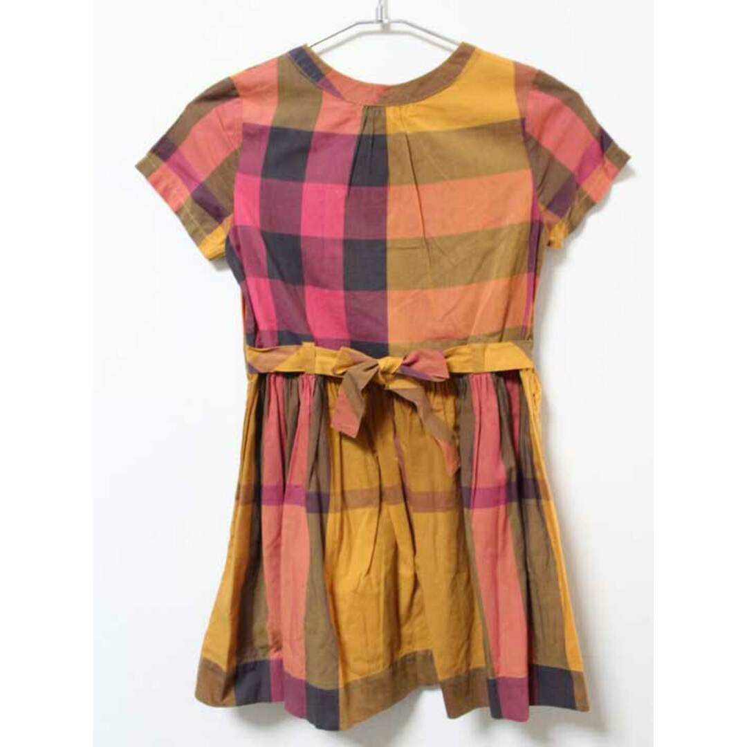 BURBERRY(バーバリー)の《バーバリー/BURBERRY》128cm 半袖ワンピース マルチカラー【中古】子供服 キッズ kids 女の子 夏 124032 onepi キッズ/ベビー/マタニティのキッズ服女の子用(90cm~)(ワンピース)の商品写真