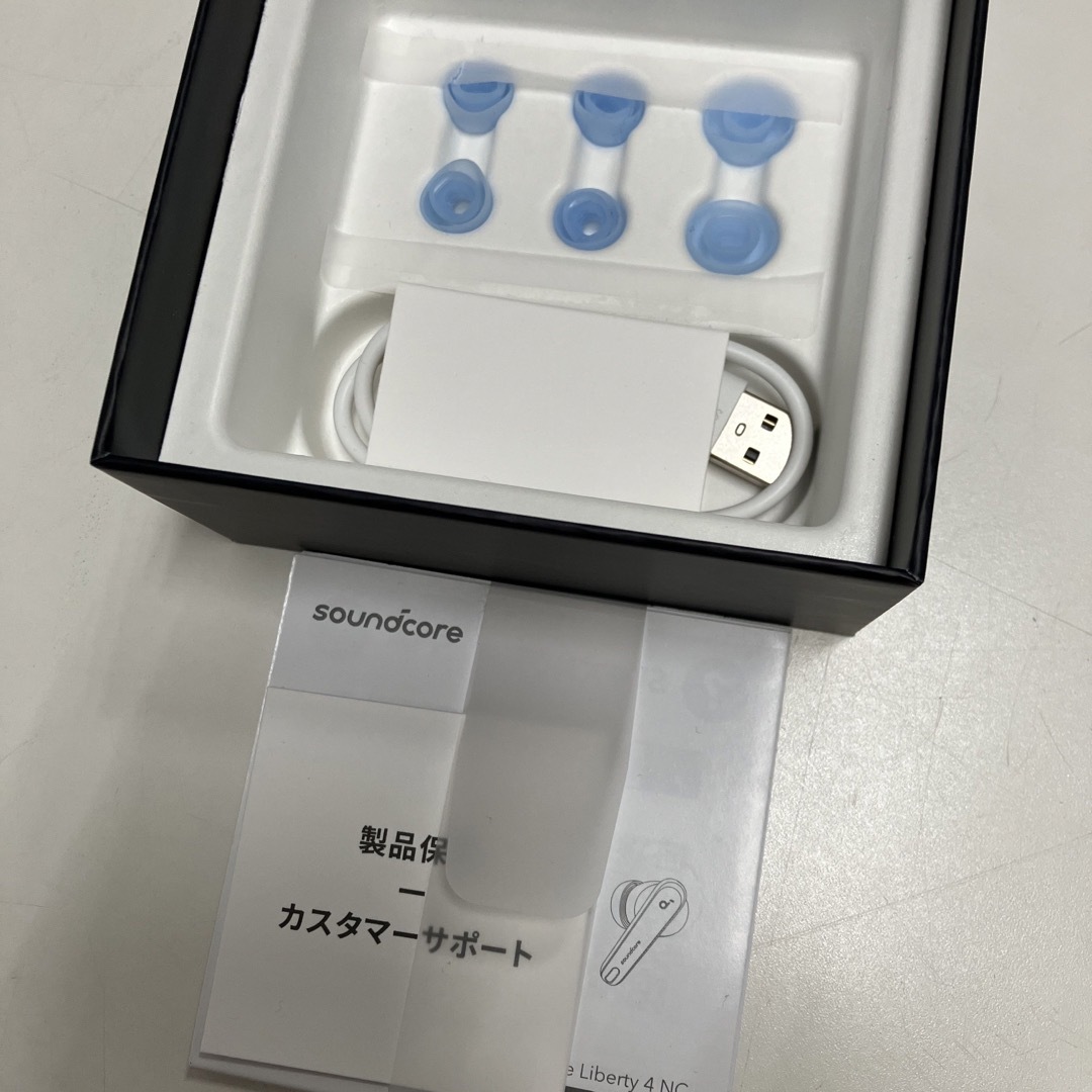 Anker(アンカー)のアンカー Liberty 4 NC 完全ワイヤレスイヤホン ブルー スマホ/家電/カメラのオーディオ機器(ヘッドフォン/イヤフォン)の商品写真