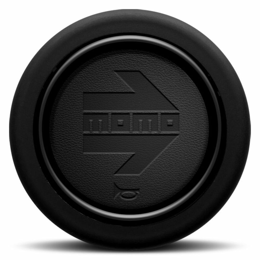 MOMO(モモ)のＭＯＭＯホーンボタン　アローブラックレザー　ＨＢ２４ 自動車/バイクの自動車(汎用パーツ)の商品写真