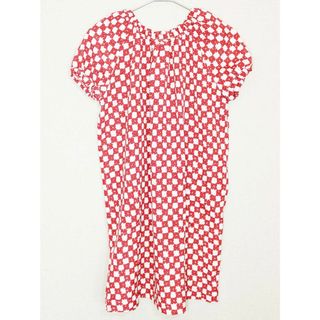 マルニ(Marni)の[マルニ/MARNI]130cm 半袖ワンピース オフホワイト×赤【中古】子供服 キッズ kids 女の子 夏 925032 onepi(ワンピース)