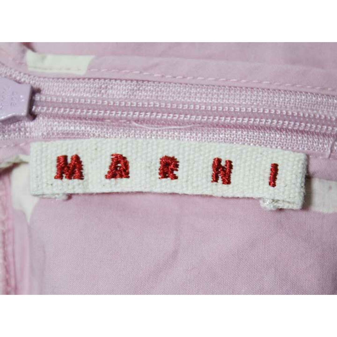 Marni(マルニ)の《マルニ/MARNI》130cm 半袖ワンピース ピンク×白 '20年製【中古】子供服 キッズ kids 女の子 夏 035032 onepi キッズ/ベビー/マタニティのキッズ服女の子用(90cm~)(ワンピース)の商品写真