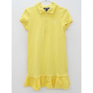 ラルフローレン(Ralph Lauren)の◇ラルフローレン/Ralph Lauren◇150cm 半袖ワンピース 黄【中古】子供服 キッズ kids ジュニア 女の子 夏 416032 onepi(ワンピース)