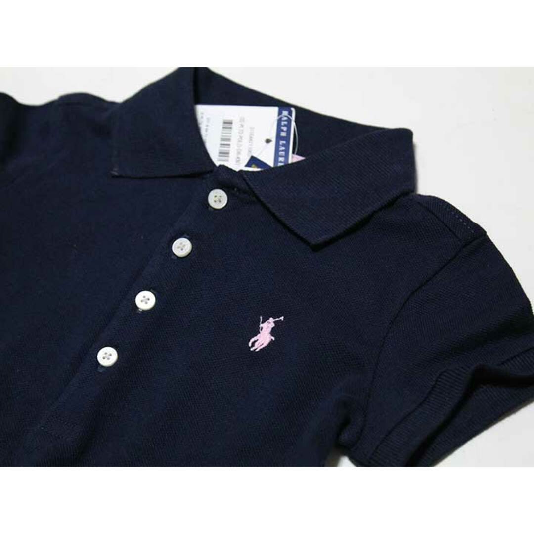 Ralph Lauren(ラルフローレン)の新品 未使用品‡ラルフローレン/Ralph Lauren‡100cm 半袖ワンピース 紺 子供服 キッズ kids 女の子 夏 316032 onepi キッズ/ベビー/マタニティのキッズ服女の子用(90cm~)(ワンピース)の商品写真