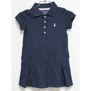 ラルフローレン(Ralph Lauren)の新品 未使用品‡ラルフローレン/Ralph Lauren‡100cm 半袖ワンピース 紺 子供服 キッズ kids 女の子 夏 316032 onepi(ワンピース)