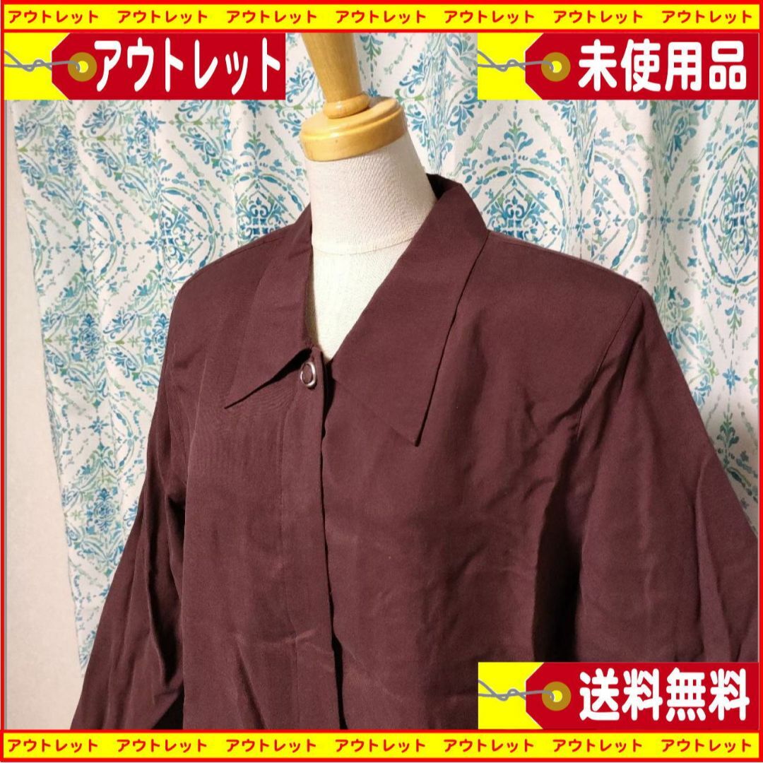 jasmi ジャスミ レディースシャツ（L）黒 +レディーストップス赤2着セット レディースのトップス(シャツ/ブラウス(長袖/七分))の商品写真