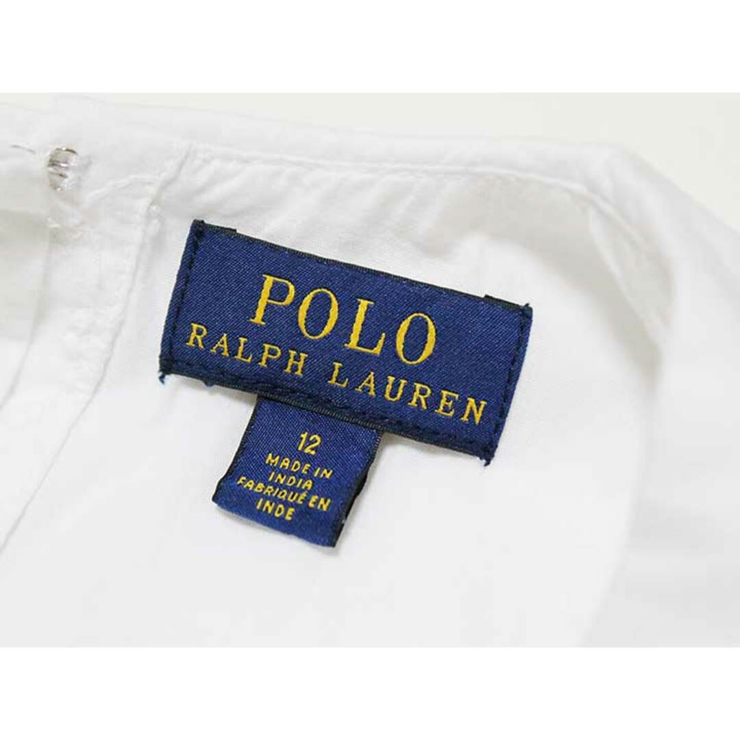 Ralph Lauren(ラルフローレン)の‡ラルフローレン/Ralph Lauren‡145cm ノースリーブワンピース 白系【中古】子供服 キッズ kids ジュニア 女の子 夏 316032 onepi キッズ/ベビー/マタニティのキッズ服女の子用(90cm~)(ワンピース)の商品写真