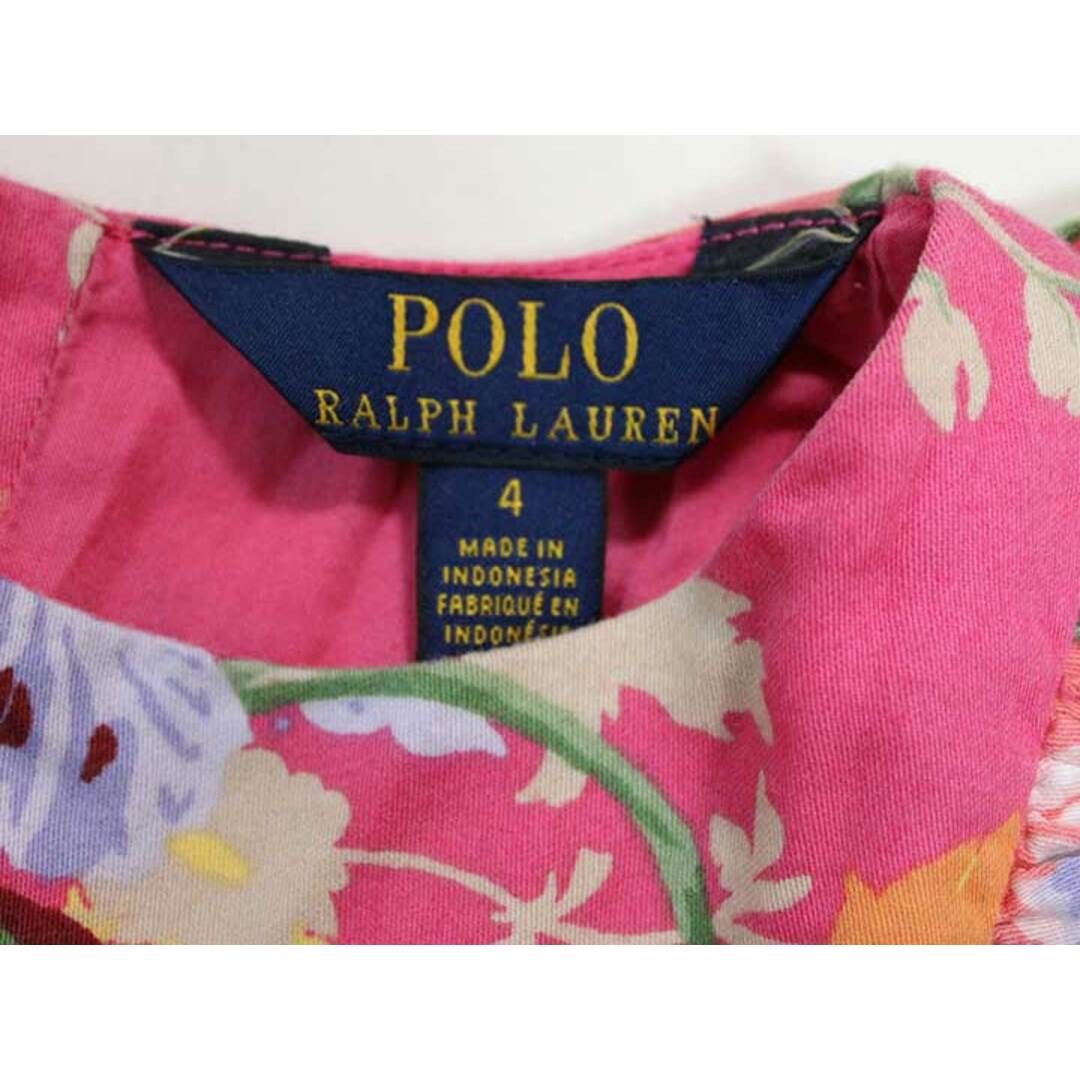 Ralph Lauren(ラルフローレン)の☆ラルフローレン/Ralph Lauren☆110cm ノースリーブワンピース ピンク 【中古】子供服 キッズ kids 女の子 夏 906032 onepi キッズ/ベビー/マタニティのキッズ服女の子用(90cm~)(ワンピース)の商品写真