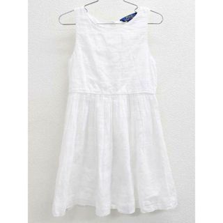 ラルフローレン(Ralph Lauren)の◇ラルフローレン/Ralph Lauren◇120cm ノースリーブワンピース 白【中古】子供服 キッズ kids 女の子 夏 407032 onepi(ワンピース)