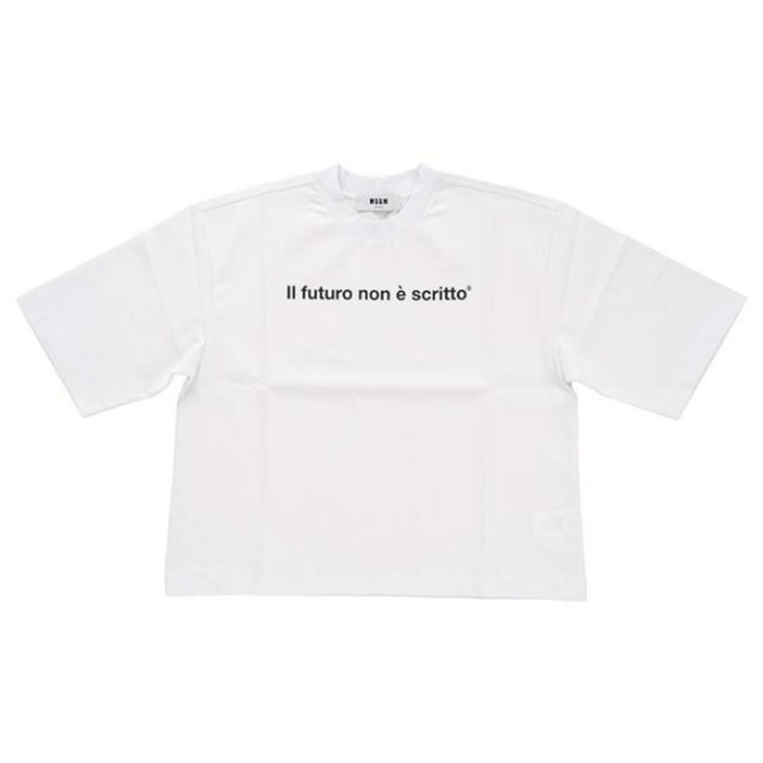 MSGM(エムエスジイエム)のMSGM エムエスジーエム T-Shirt 2542MDM192 184798 01 レディース Tシャツ 半袖 ホワイト 白 NKN ホワイト S レディースのトップス(Tシャツ(半袖/袖なし))の商品写真