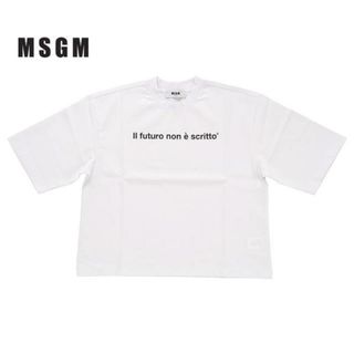 エムエスジイエム(MSGM)のMSGM エムエスジーエム T-Shirt 2542MDM192 184798 01 レディース Tシャツ 半袖 ホワイト 白 NKN ホワイト(Tシャツ(半袖/袖なし))