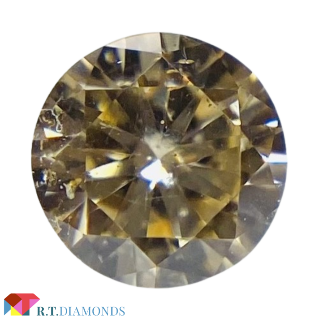 その他 FANCY LIGHT YELLOWISH ORANGE 0.192ct RD