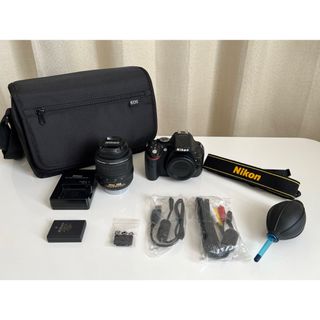 ニコン(Nikon)のNikon D5200 デジタル一眼レフカメラ レンズキット BLACK(デジタル一眼)