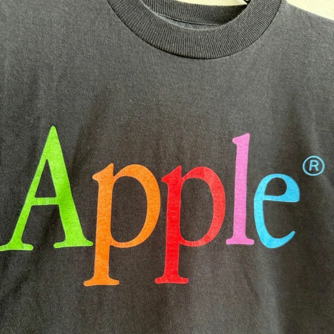 SCREEN STARS(スクリーンスターズ)のApple 90s Vintage ロゴT XL アップル 企業Tシャツ メンズのトップス(Tシャツ/カットソー(半袖/袖なし))の商品写真