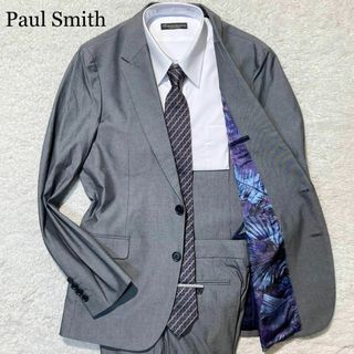 Paul Smith - 【極美品】ポールスミス スーツ セットアップ グレー ボタニカル 背抜き M