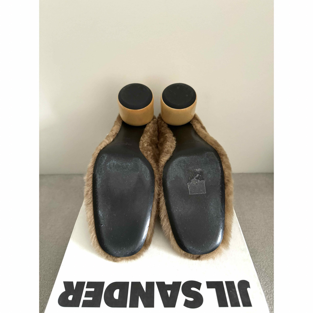 JIL SANDER ジルサンダー ファー パンプス レディースの靴/シューズ(ハイヒール/パンプス)の商品写真