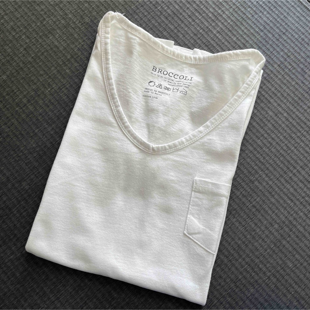 BROCCOLI(ブロッコリー)のブロッコリー　白Tシャツ レディースのトップス(Tシャツ(半袖/袖なし))の商品写真
