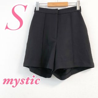 ミスティック(mystic)のミスティック　パンツ　S　ブラック　大人カジュアル　かわいい　ひざ丈(ハーフパンツ)