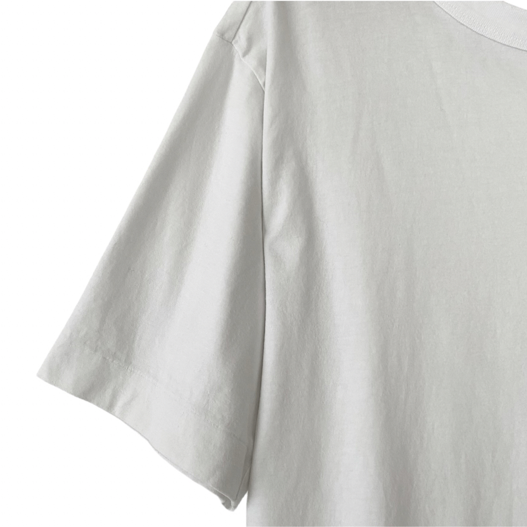 MARGARET HOWELL(マーガレットハウエル)のMARGARET HOWELL コットン 半袖 Tシャツ ホワイト Lサイズ レディースのトップス(Tシャツ(半袖/袖なし))の商品写真
