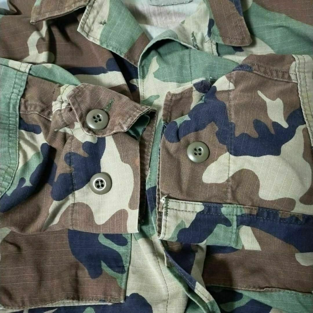U.S.ARMY アメリカ 長袖迷彩ジャケット グリーン系 メンズのジャケット/アウター(ミリタリージャケット)の商品写真