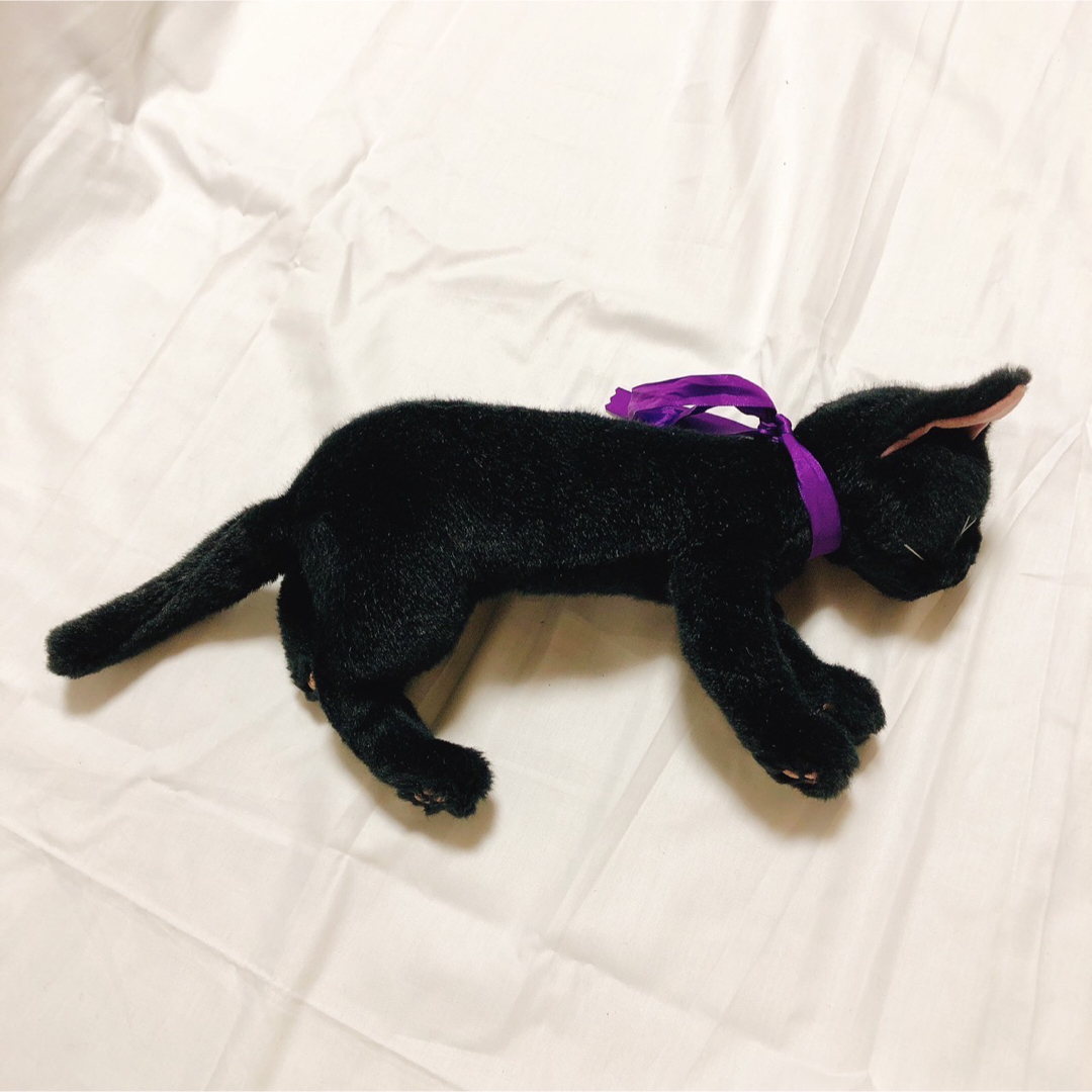 超レア！カドリー 猫 Cuddly ぬいぐるみ 黒猫 ネコ 新品 送料込み！ エンタメ/ホビーのおもちゃ/ぬいぐるみ(ぬいぐるみ)の商品写真