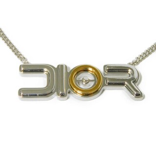 Dior ディオール SORAYAMA メタル ロゴ シルバー ゴールド 空山基 メッキ ネックレス