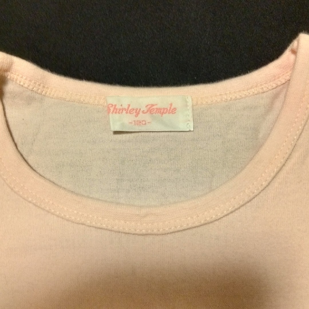 Shirley Temple(シャーリーテンプル)のシャーリーテンプル120 ティカップねこ　猫　カットソー キッズ/ベビー/マタニティのキッズ服女の子用(90cm~)(Tシャツ/カットソー)の商品写真