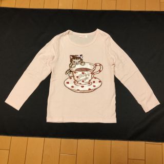 シャーリーテンプル(Shirley Temple)のシャーリーテンプル120 ティカップねこ　猫　カットソー(Tシャツ/カットソー)