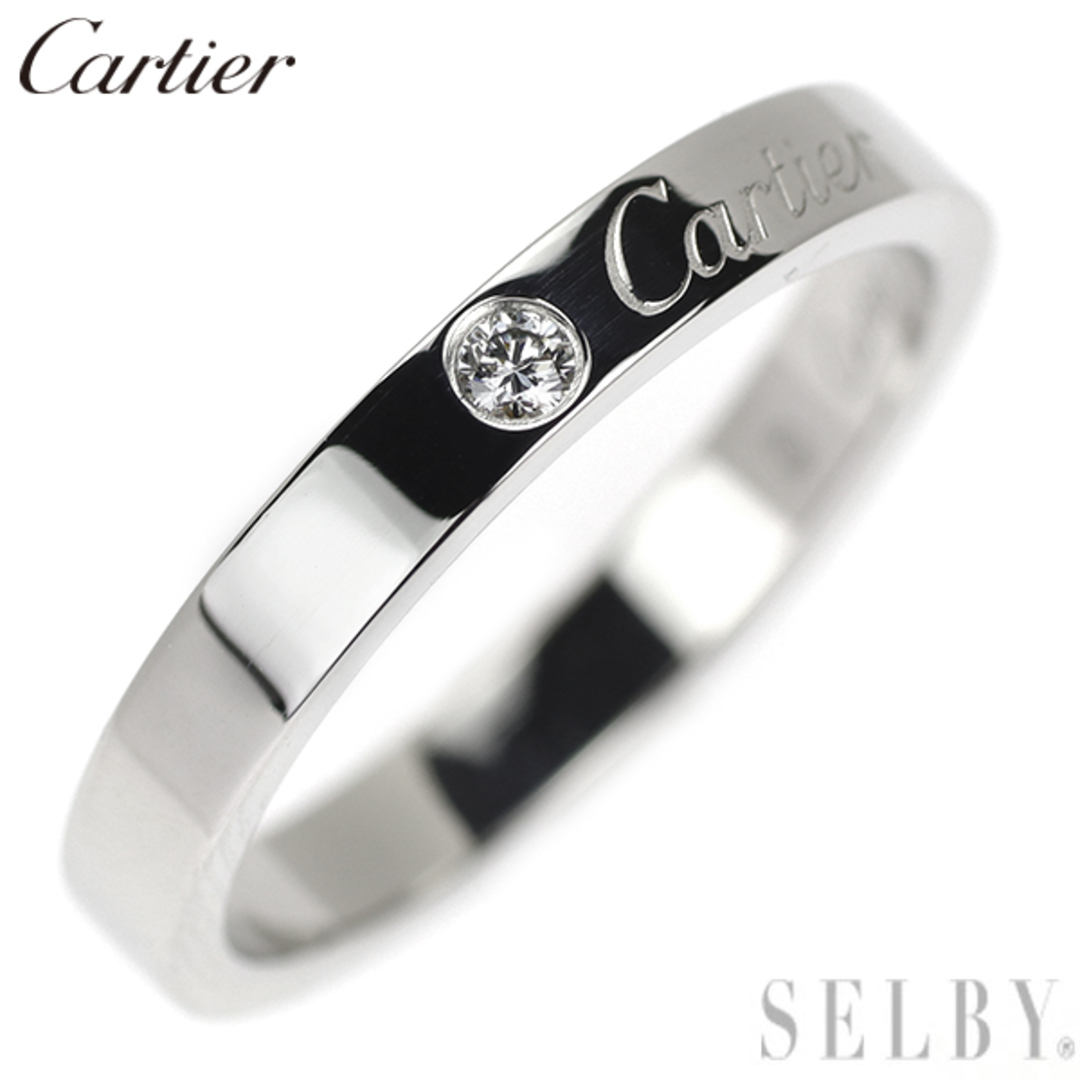 Cartier(カルティエ)のカルティエ Pt950 ダイヤモンド リング Cドゥカルティエ 56号 レディースのアクセサリー(リング(指輪))の商品写真