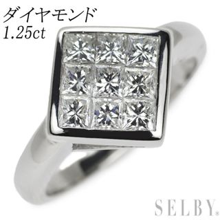 Pt900 ダイヤモンド リング 1.25ct ミステリーセッティング(リング(指輪))