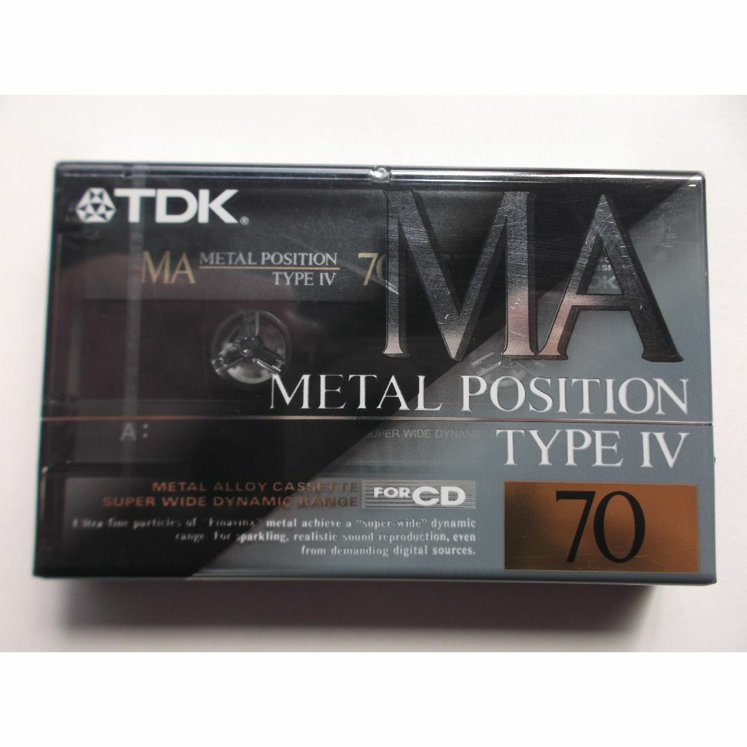 TDK(ティーディーケイ)のTDKカセットテープ未開封品２種類各1本 スマホ/家電/カメラのオーディオ機器(その他)の商品写真