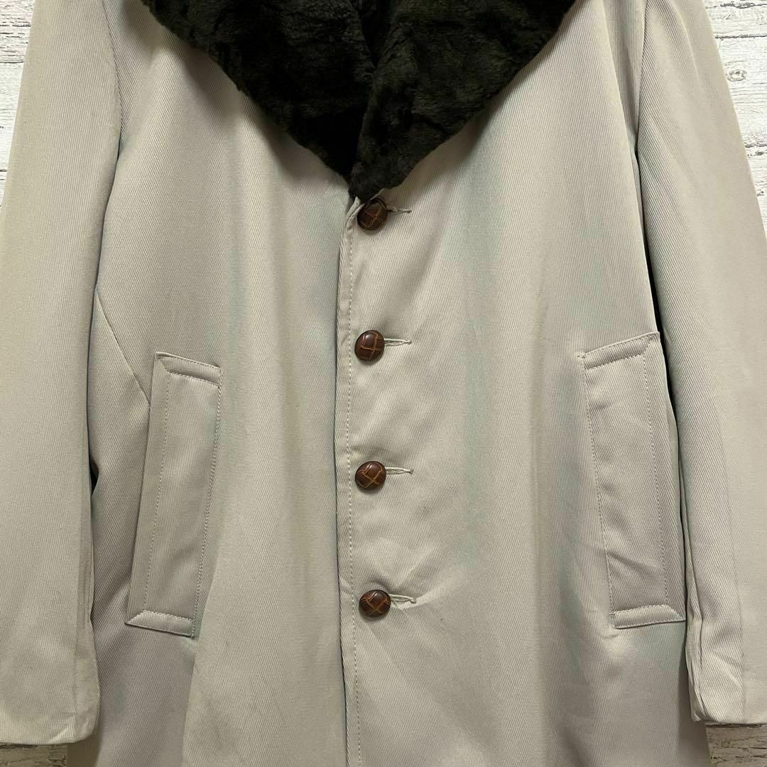 希少 90's USA製 PETERS ボアライナー コート 42 メンズのジャケット/アウター(ステンカラーコート)の商品写真