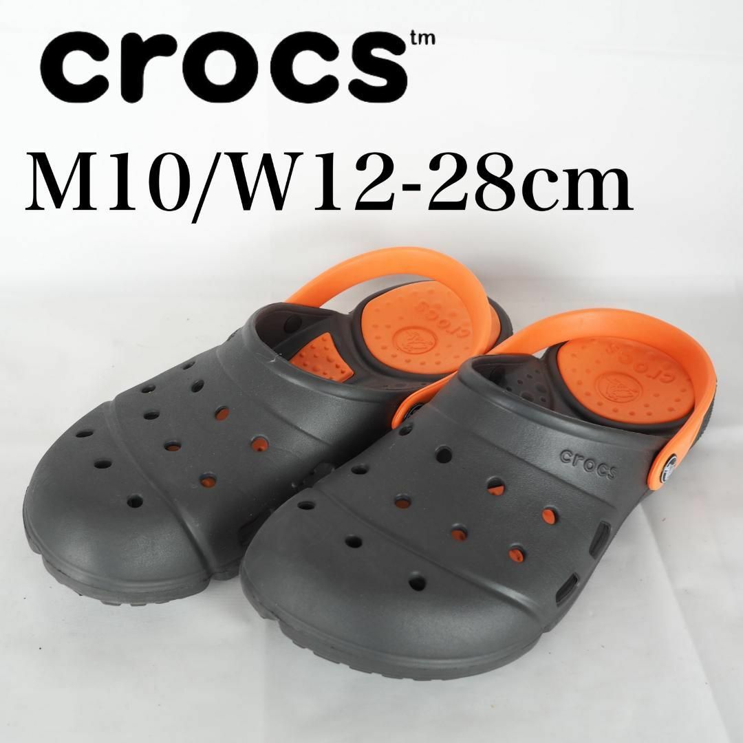 crocs*クロックス*サンダル*M10/W12-28cm*グレー系*M5353 メンズの靴/シューズ(サンダル)の商品写真